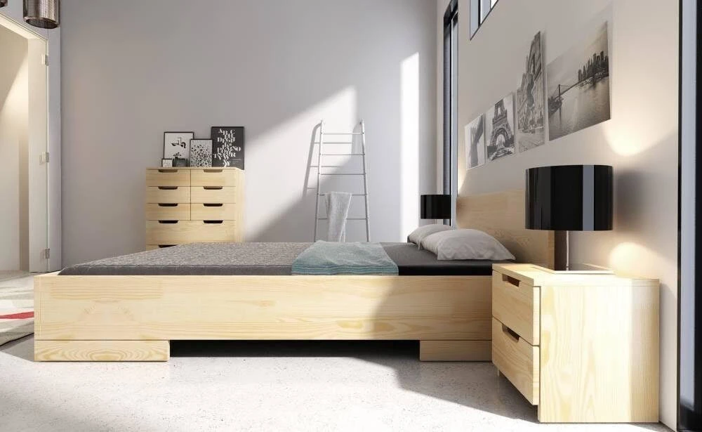 Skandica Medinė lova SPECTRUM Maxi & ST - pušies mediena 160x200 - natūrali - 5902273652021