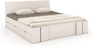 Skandica Medinė lova Vestre Maxi & DR - Bukas - 200x200 - natūrali - 5902273653547