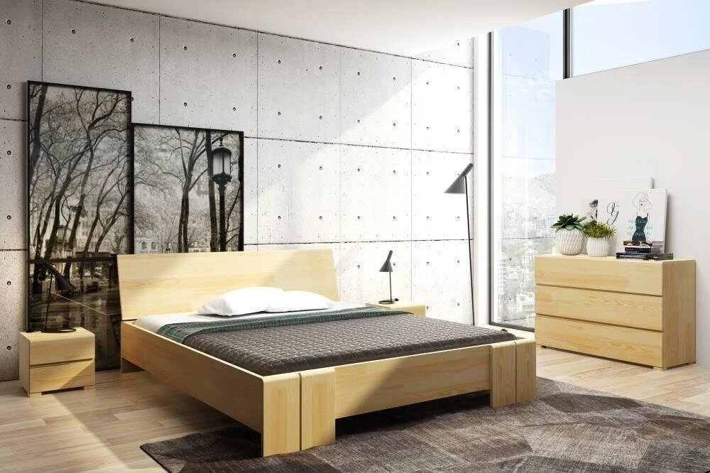 Skandica Medinė lova Vestre Maxi & Long - pušies mediena - 120x220 - natūrali - 5902273652403