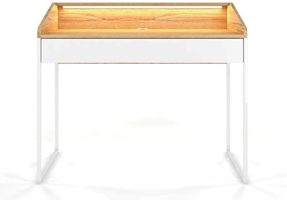 Skandica Rašomasis stalas, FINKA, 110x56 cm, Baltas