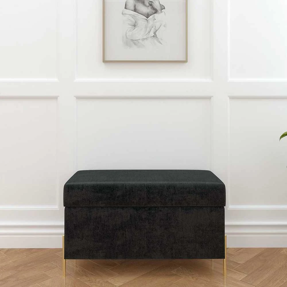 Skandica Sėdimoji suolelis, Dancan BORGO, 37x80 cm, Pilka