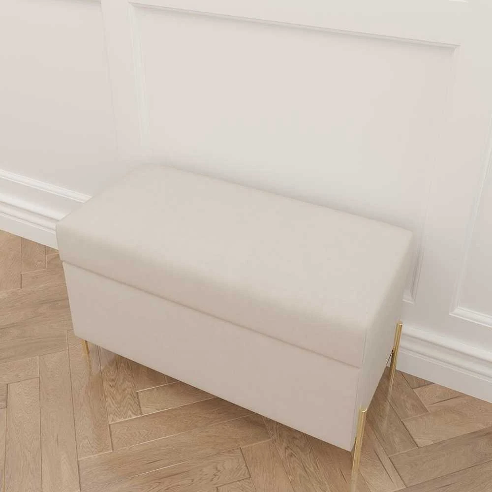 Skandica Suoliukas, BORGO, 80x46 cm, Smėlio spalvos