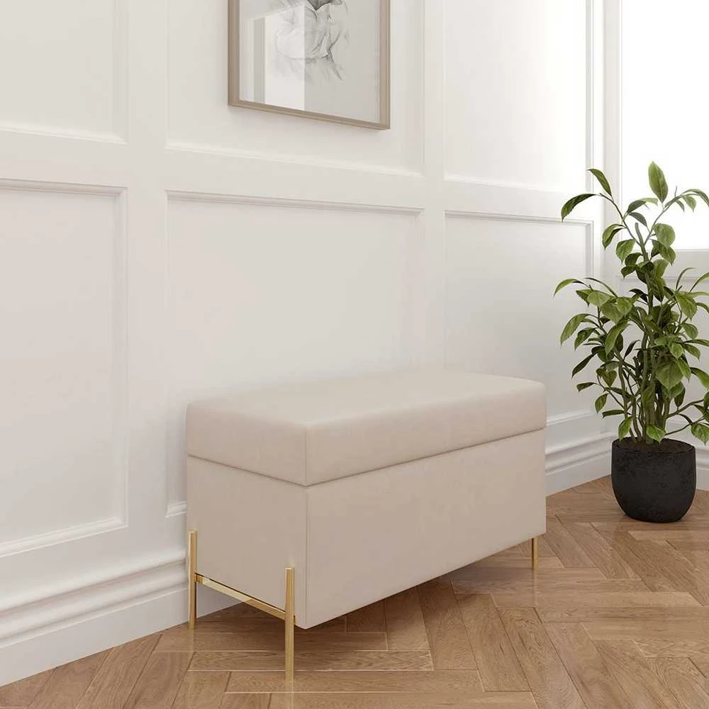 Skandica Suoliukas, BORGO, 80x46 cm, Smėlio spalvos