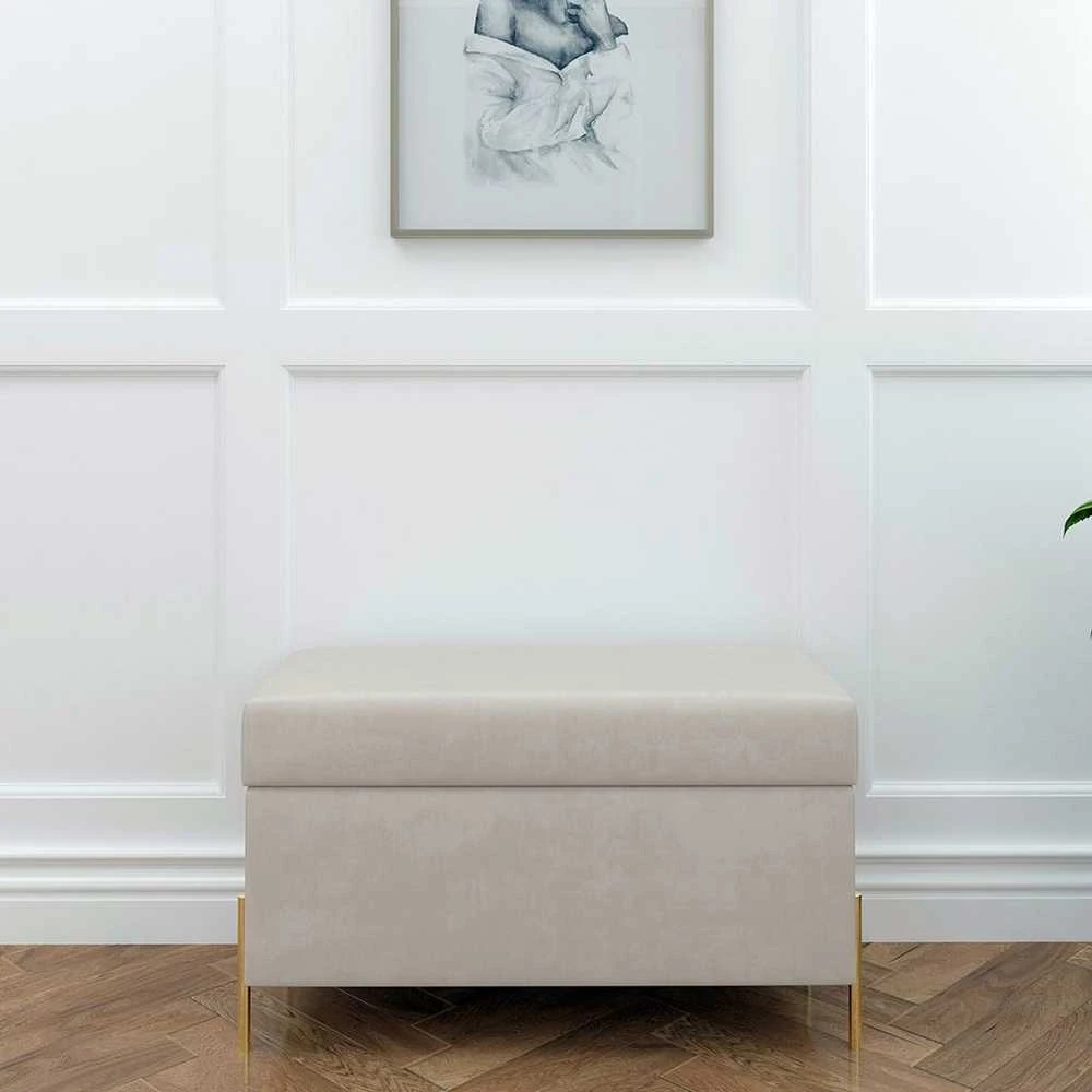 Skandica Suoliukas, BORGO, 80x46 cm, Smėlio spalvos