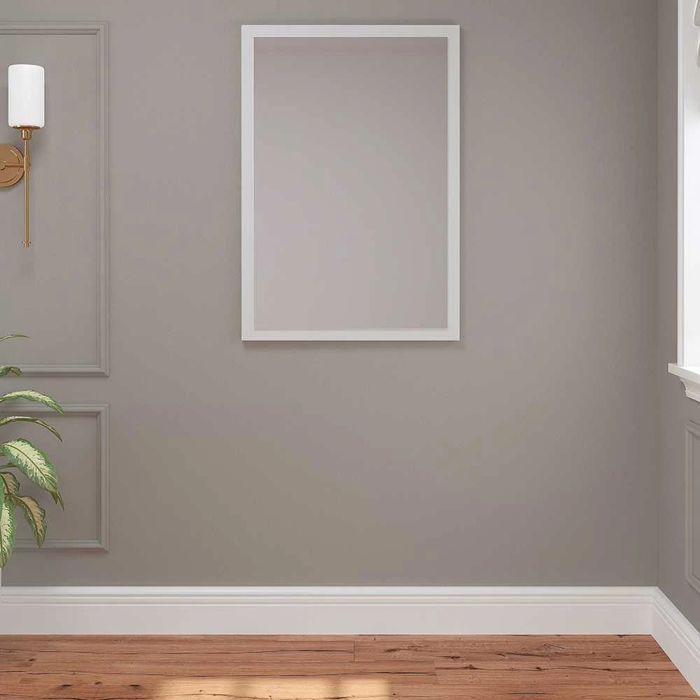 Skandica Veidrodis, EVELINE, 62x93 cm, Baltas