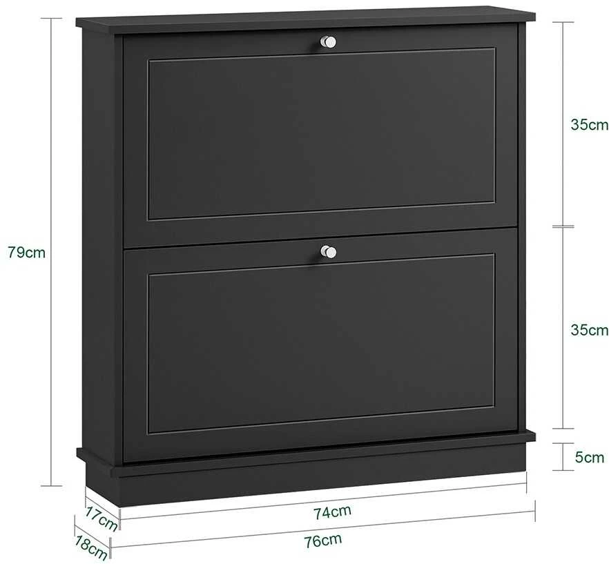 Batai Spinta, SoBuy FSR99-SCH, 76x18x79 cm