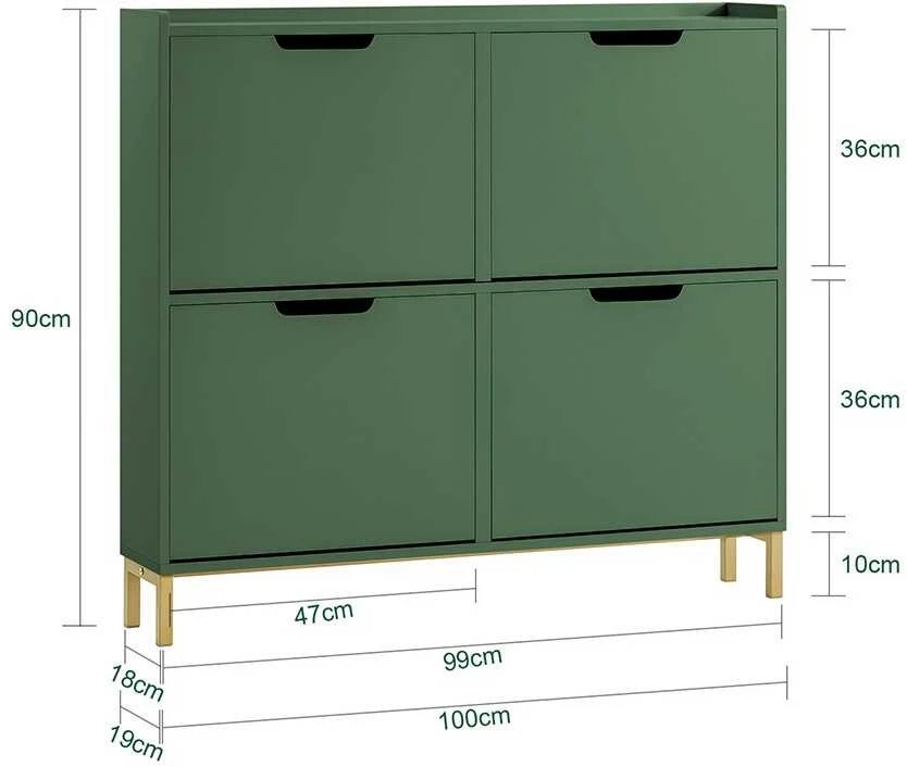 Batai Spinta, SoBuy FSR100-SY, 100x19x90 cm