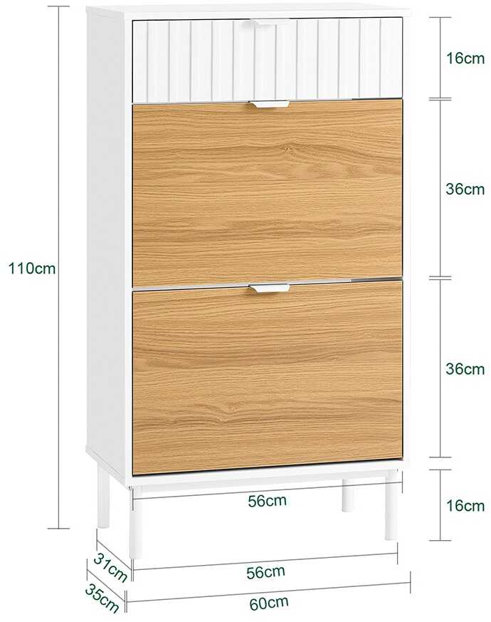 Batai Spinta, SoBuy FSR174-WN, 35x110x60 cm