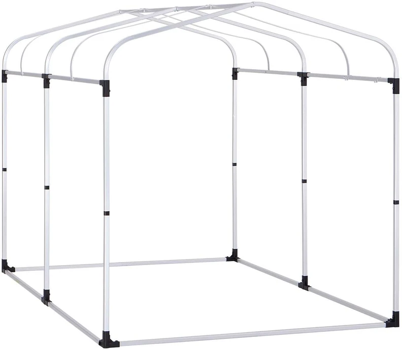 Sodo namelis, SoBuy KLS11-L-GR, 159x219x165 cm, Žalias