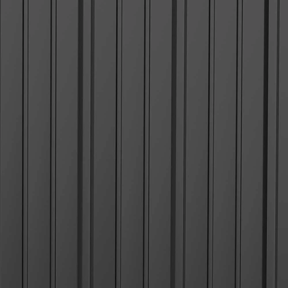 Outsunny sodo namelis 1,34 m², rakinama sodo spintelė su vienšlaičiu stogu iš cinkuoto plieno, 161,5x94,5x196 cm, juoda