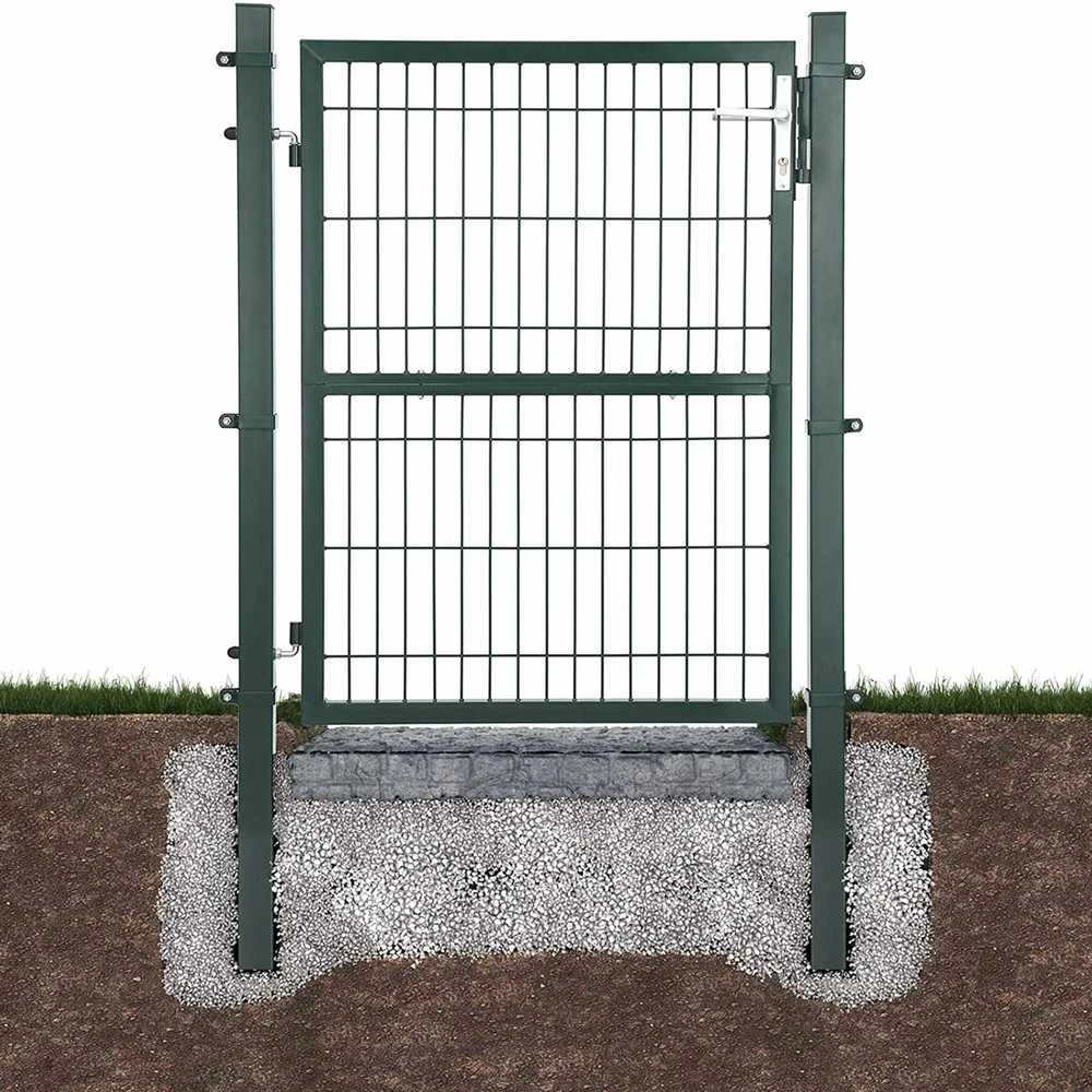 Songmics Sodo vartai 106 x 125 cm (D x V), pagaminti iš cinkuoto plieno