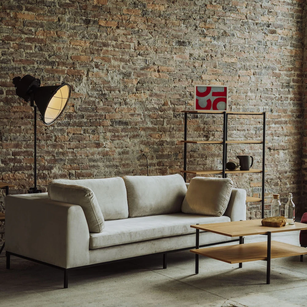 Sofa, AMBIENT, 230x67 cm, pilka