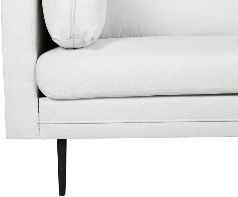 Sofa, Boom, 203x90 cm, kreminė