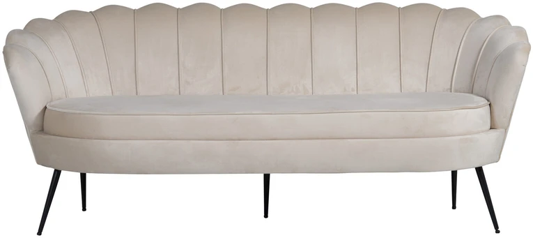 Sofa, Calais 3 vietų, 180x78 cm, kreminė