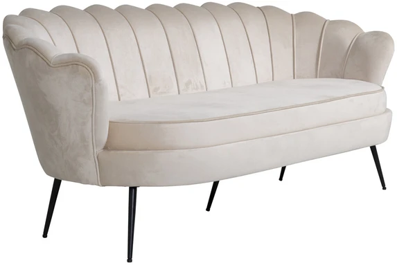 Sofa, Calais 3 vietų, 180x78 cm, kreminė