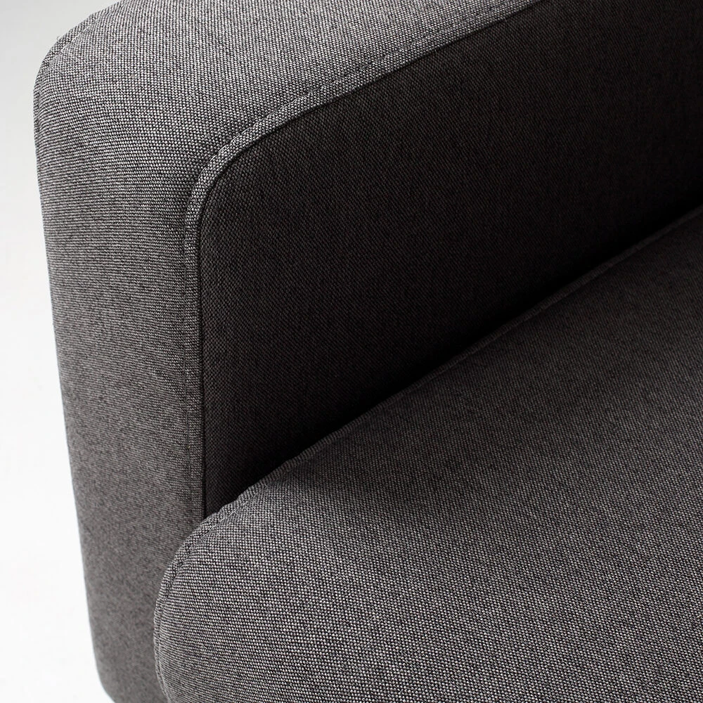 Sofa Customform Fotelis, Willy, 97x110 cm, Riešutinis