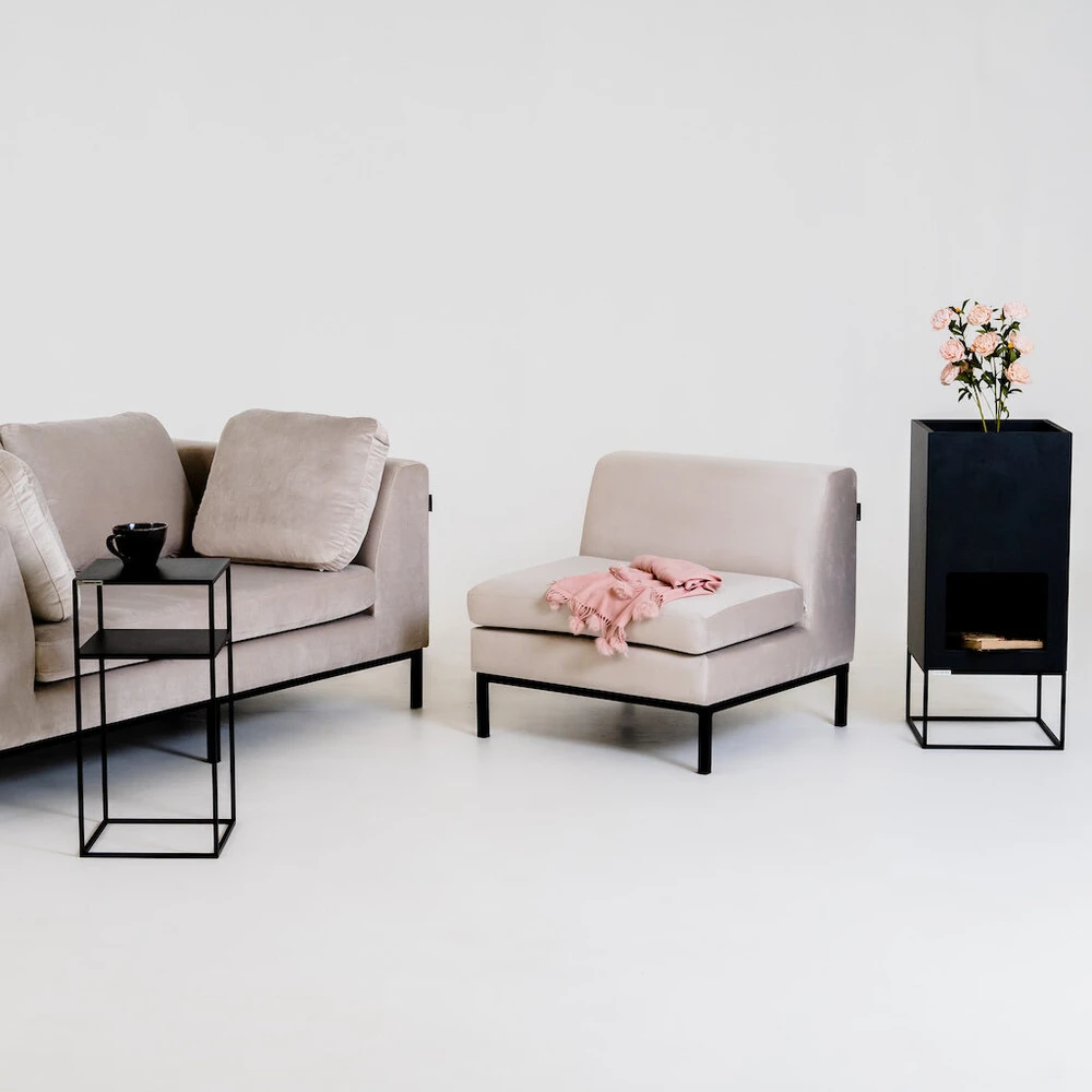 Sofa Customform Modulis, AMBIENT, 70x70 cm, Juodas
