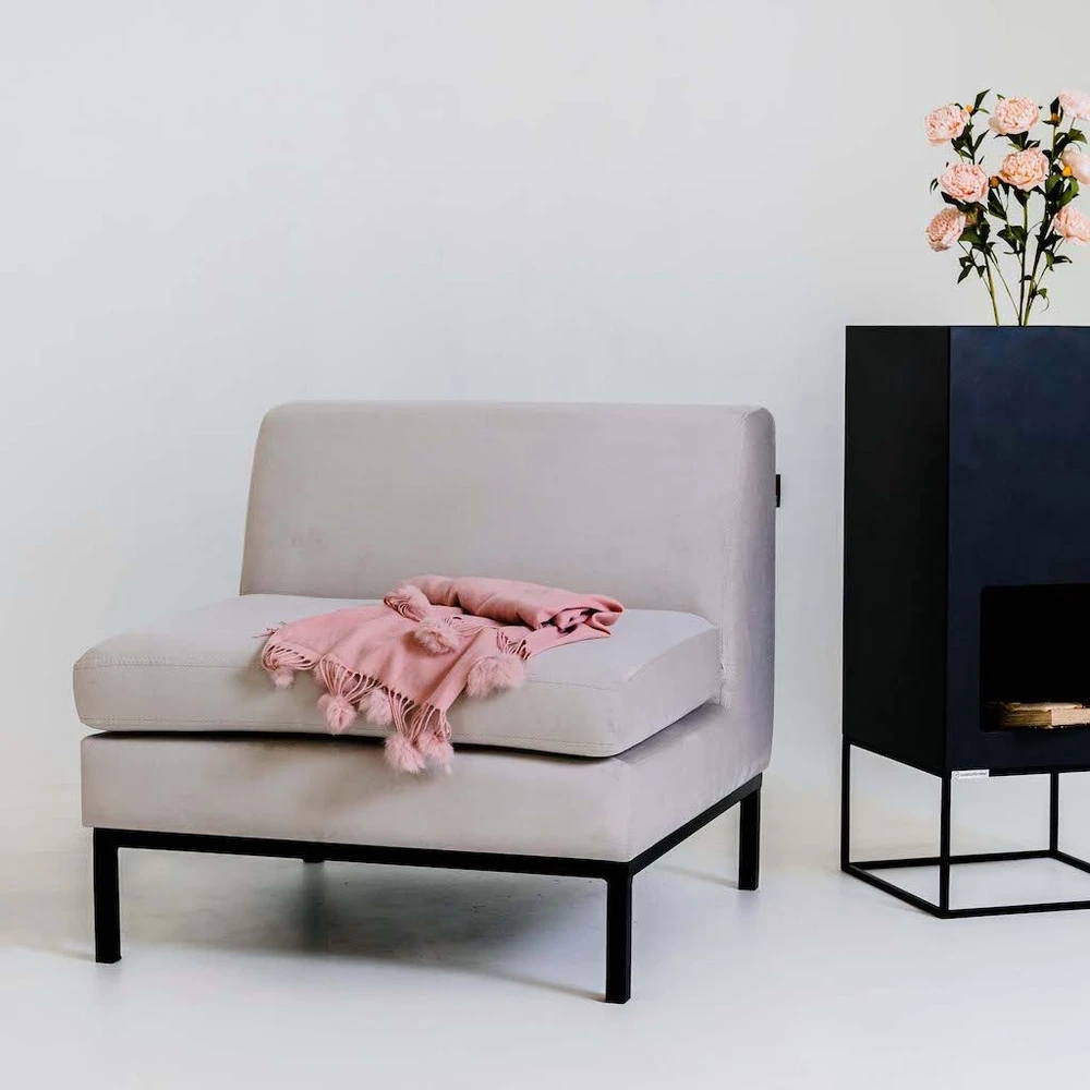 Sofa Customform Modulis, AMBIENT, 70x70 cm, Juodas