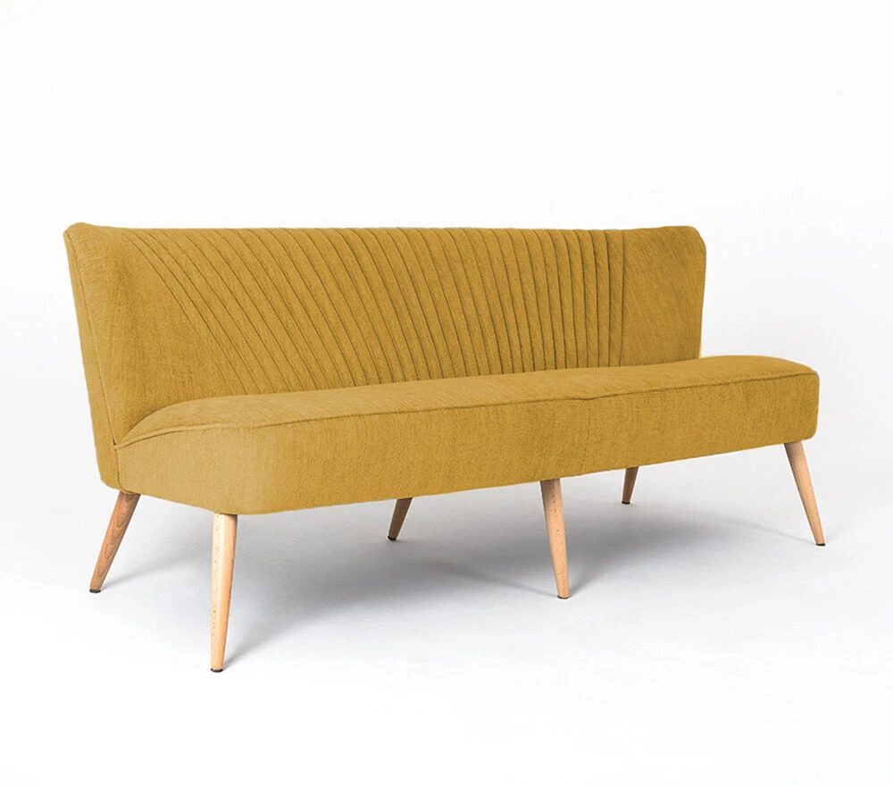 Sofa, HARRY, 65x123 cm, geltona