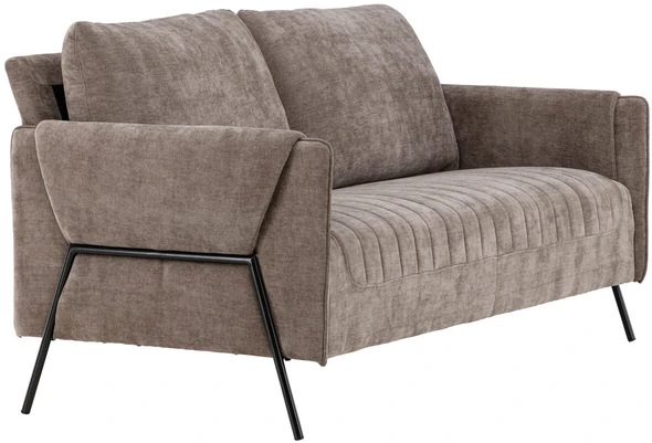 Sofa, Indigo 2 vietų, 77x165x85 cm, ruda spalva
