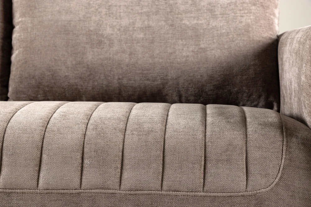 Sofa, Indigo 2 vietų, 77x165x85 cm, ruda spalva