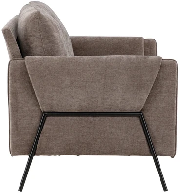 Sofa, Indigo 2 vietų, 77x165x85 cm, ruda spalva