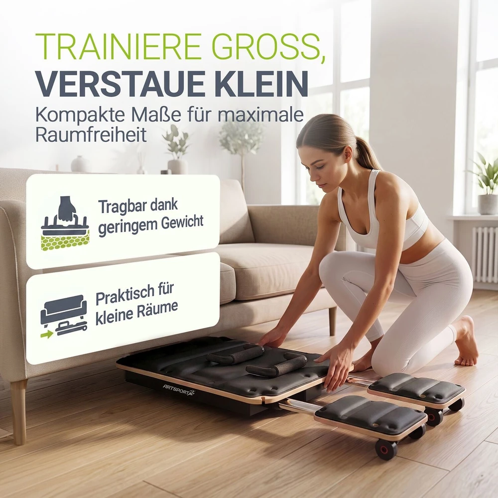 Sofa Juskys Pilates reformatorius Movea, juodas