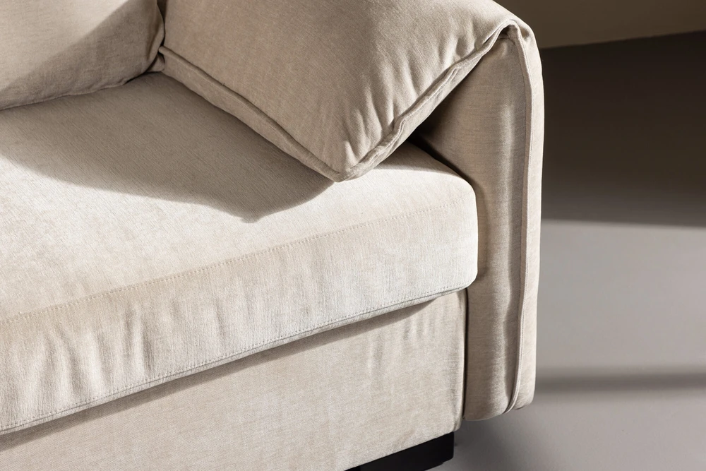 Sofa, Malva 3-vietės, 230x88 cm, kreminė