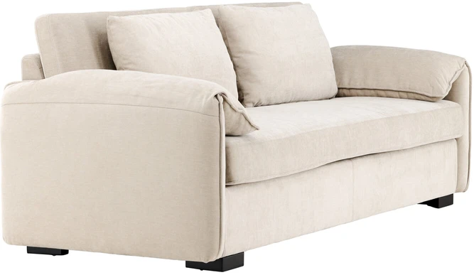 Sofa, Malva 3-vietės, 230x88 cm, kreminė