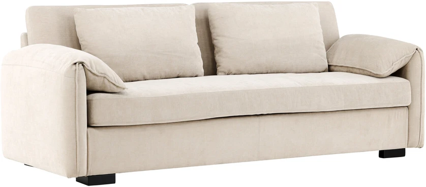 Sofa, Malva 3-vietės, 230x88 cm, kreminė