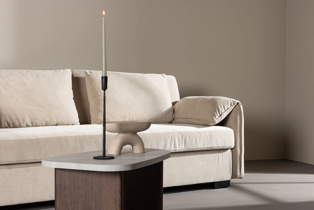 Sofa, Malva 3-vietės, 230x88 cm, kreminė