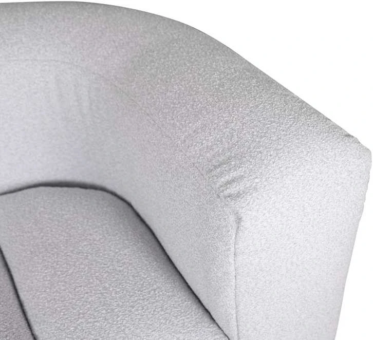 Dvivietė sofa, Nua, šviesiai pilka–balta