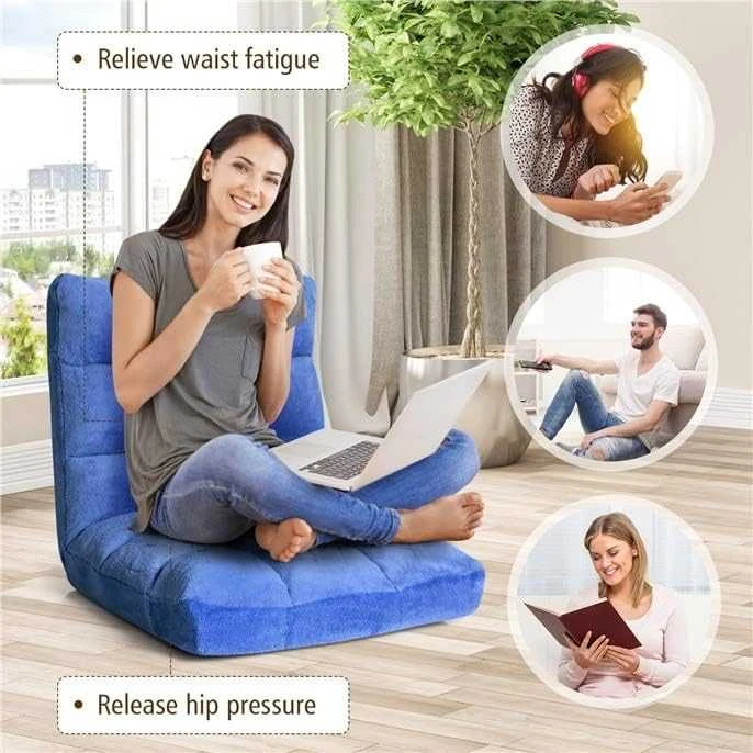 Promotions Grindų kėdė, reguliuojama 14 pozicijų, sulankstoma