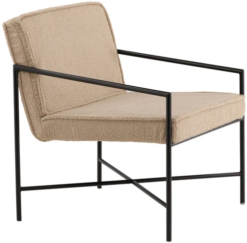 Sofa, Rakel viengulė, 65x78x66 cm, kreminė spalva