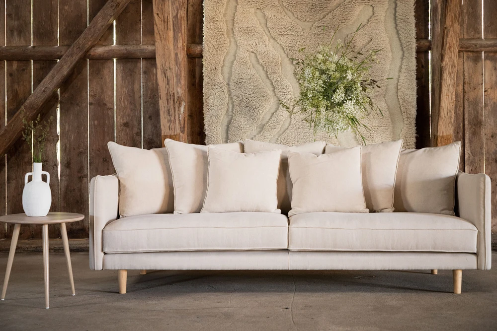 Sofa, Segelskären, 240x92 cm, kreminė spalva