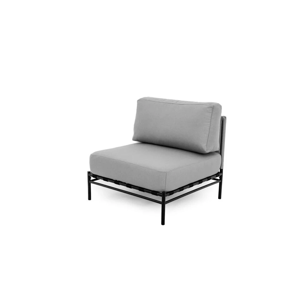 Sofa Sitsit Lauko Baldai, Dandy Vieno Modulio, 78x78x78 cm, Pilka