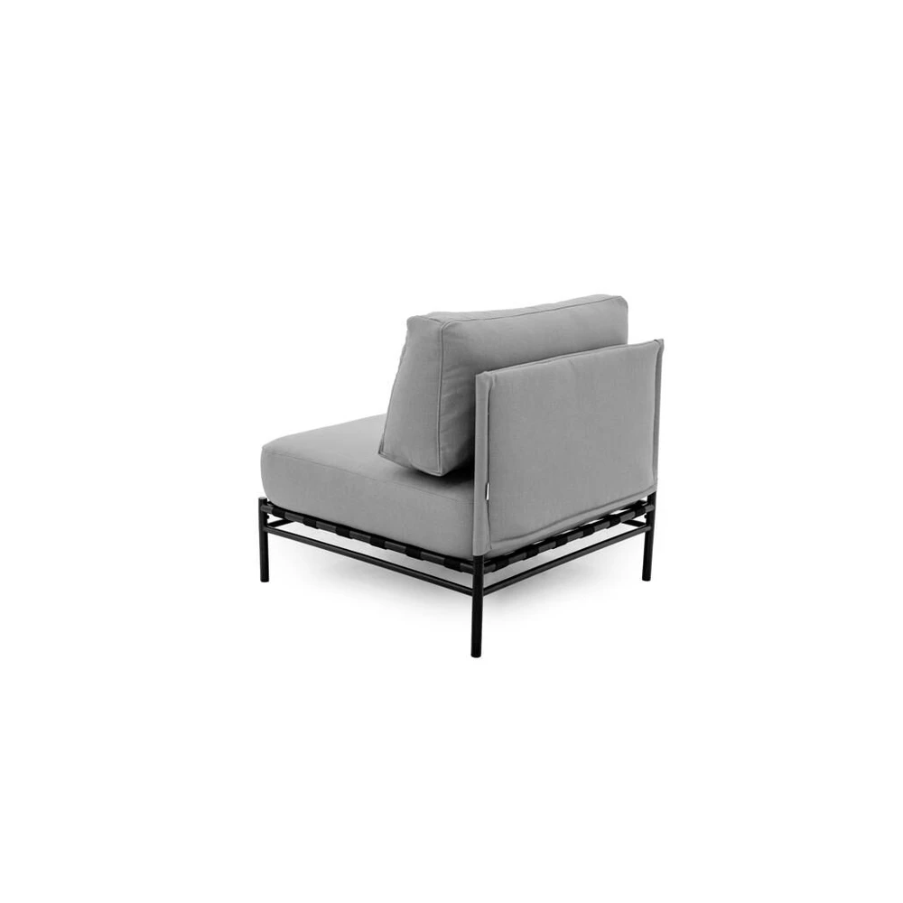 Sofa Sitsit Lauko Baldai, Dandy Vieno Modulio, 78x78x78 cm, Pilka