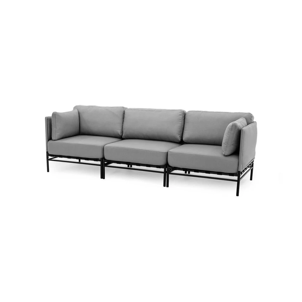 Sofa Sitsit Lauko modulinės baldai, Dandy, 78x234x78 cm, Pilka