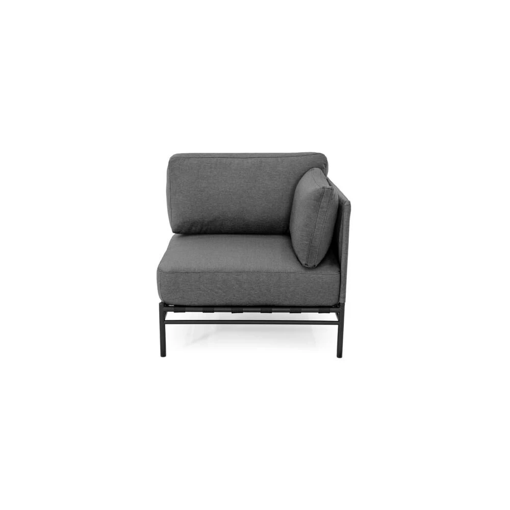 Sofa Sitsit Lauko moduliniai baldai, Dandy galinis modulis, 78x78x78 cm, tamsiai pilka spalva