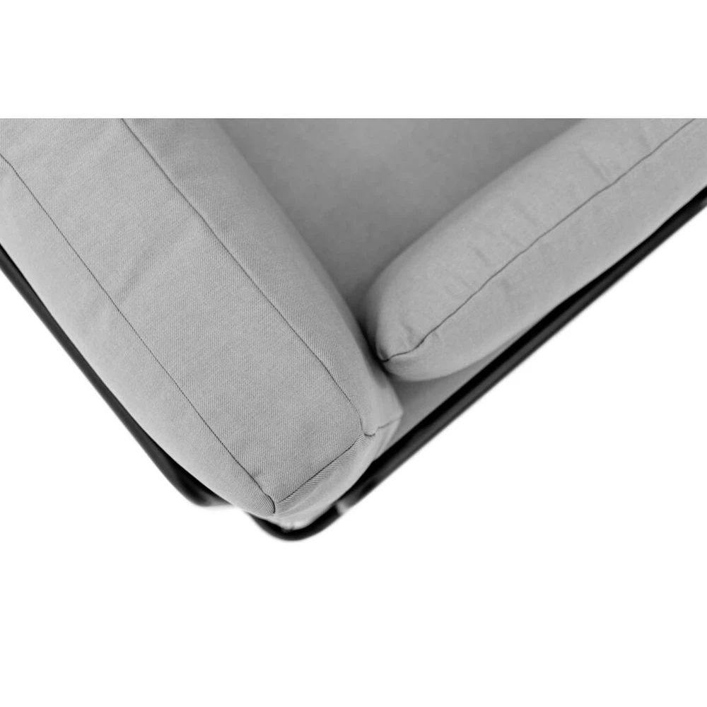 Sofa Sitsit Modulinė Baldų Sistema, Salve + Pufas, 156x234 cm, Pilka
