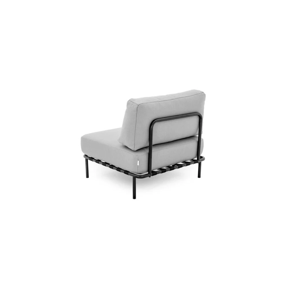 Sofa Sitsit Vieno Modulio Baldai, Salve, 78x78x78 cm, Pilka