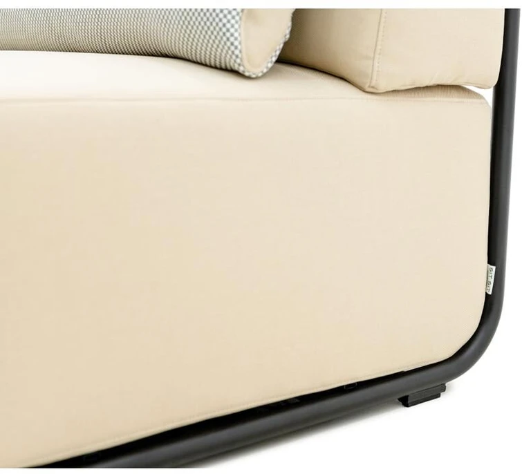 Sofa Sitsit Vieno Modulio Baldai, Šiaudai, 0.8x1.02x0.78 m, Bežinė Spalva