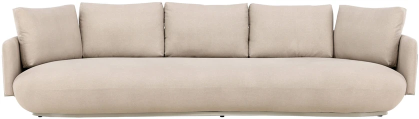 Sofa, Stellar, 113x275x58 cm, kreminė