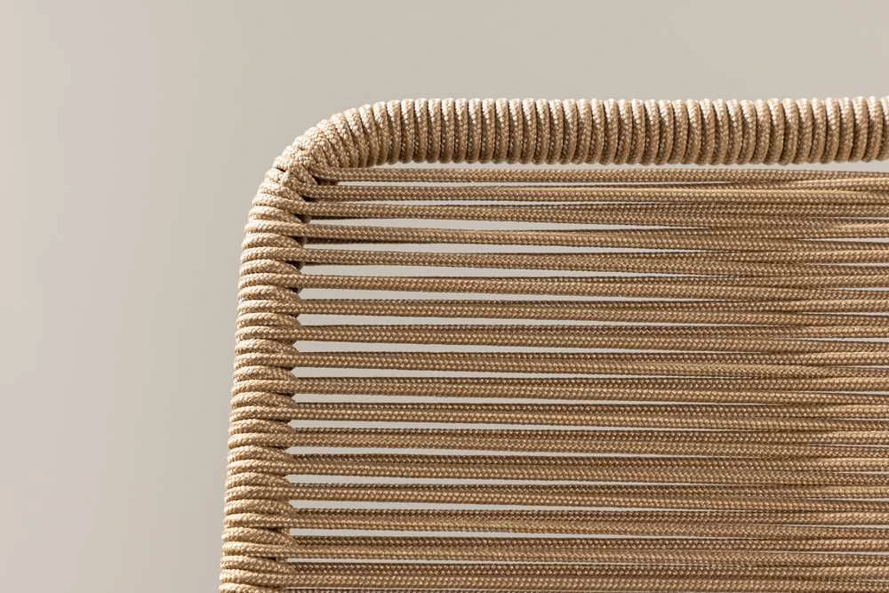 Venture Design Fotelis Lindos 44x40 cm Ruda poliesterio virvė