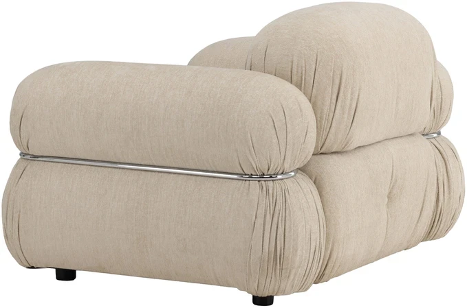Sofa Venture Design Fotelis Mika Smėlio spalvos Metalas