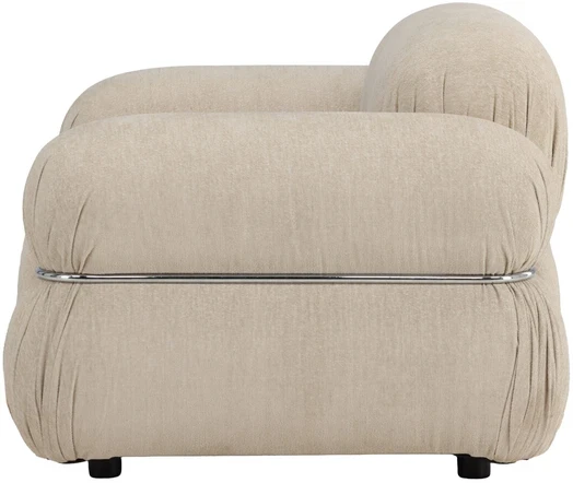 Sofa Venture Design Fotelis Mika Smėlio spalvos Metalas