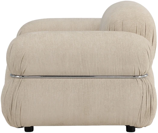 Sofa Venture Design Fotelis Mika Smėlio spalvos Metalas