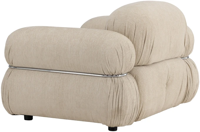 Sofa Venture Design Fotelis Mika Smėlio spalvos Metalas