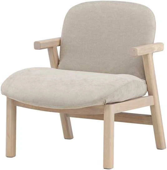 Venture Design Fotelis Rile 74x77x67 cm Smėlio spalvos