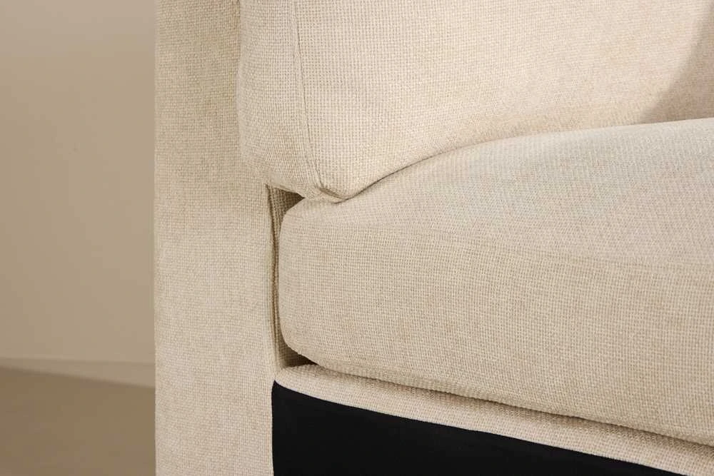 Sofa Venture Design Kampinė sofos dalis Salerno 63x63x47 cm smėlio spalvos audinys